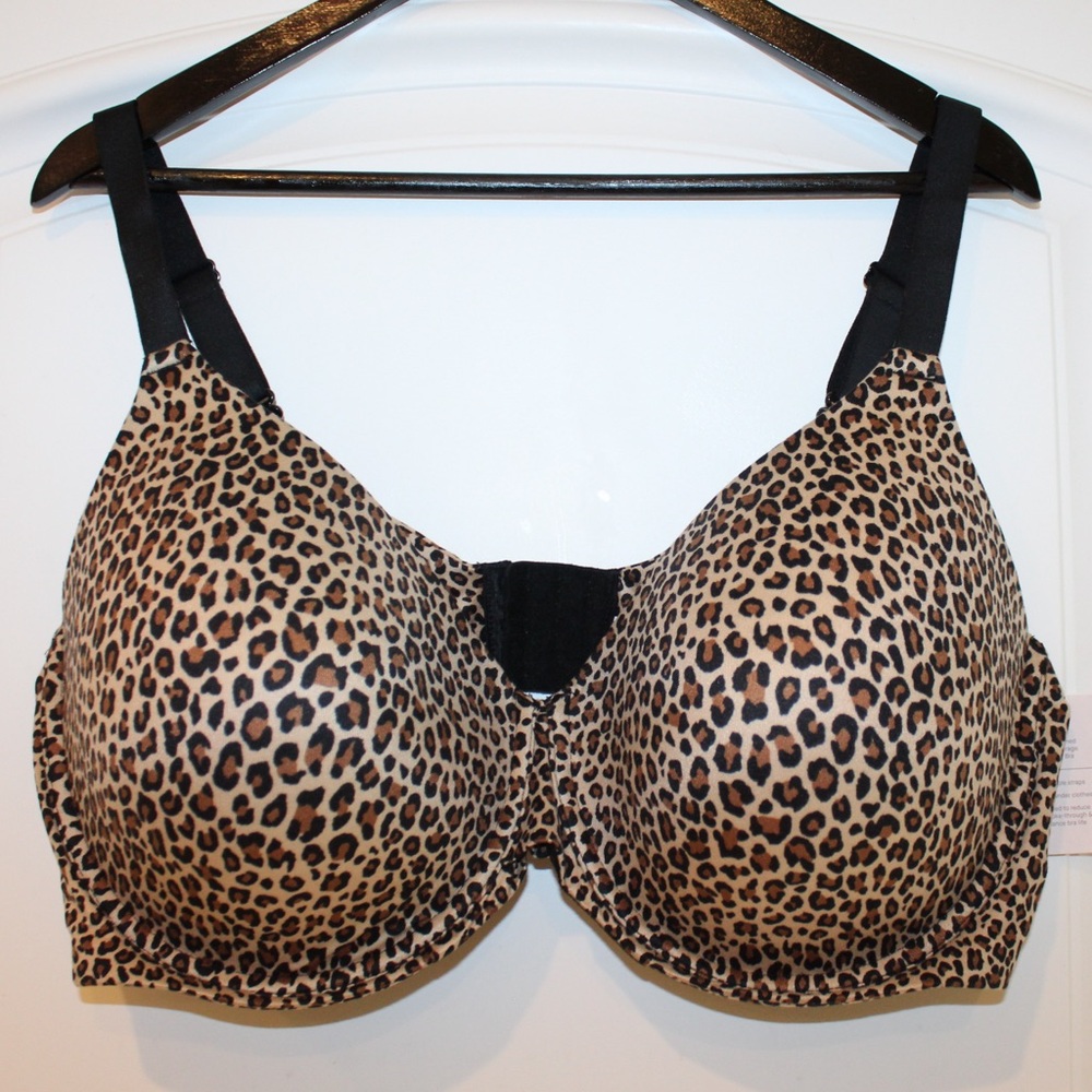 Auden leopard print bra (46DD) (NWT)